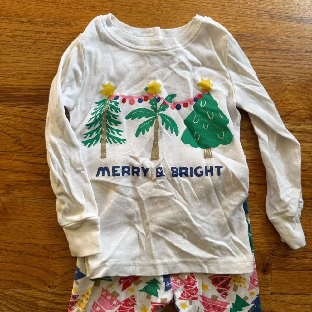 Old Navy Pajama Sets Toddler Cotton Winter Holiday Festive